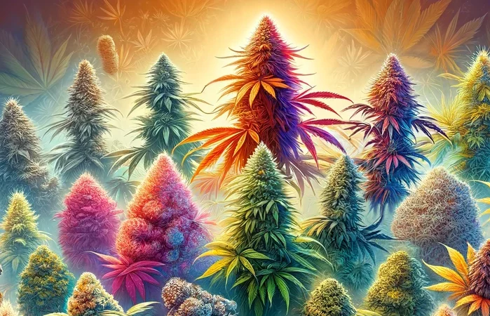vibrant and color weed strains